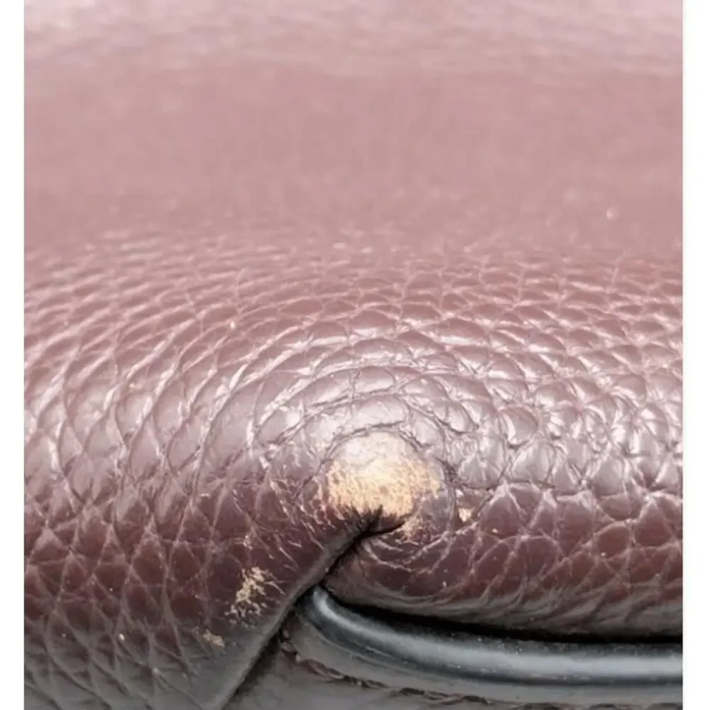 Authentic Coach Oxblood‎ Pebbled Leather Soft Tote Bag – $498